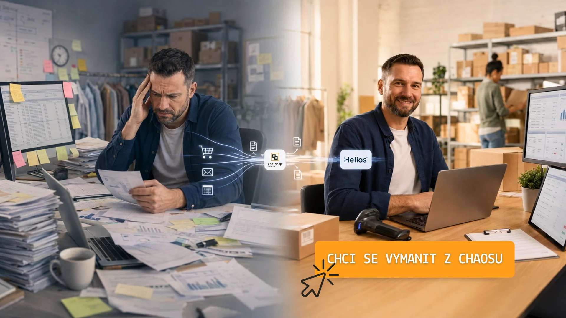 Pomáháme firmám v Česku a na Slovensku růst a automatizovat procesy. S ERP Helios Easy nebo Helios iNuvio získáte přehledné a snadno ovladatelné řešení pro řízení skladu, obchodu, výroby i účetnictví. Pro e-shopy pak coalshop konektor propojí váš obchod s jakýmkoliv ERP systémem a ušetří vám desítky hodin práce měsíčně.